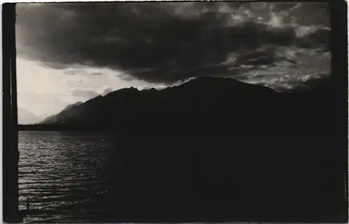 Postcard Dux Duchcov Stimmungsbild Duxer Alpen 1925 Privatfoto