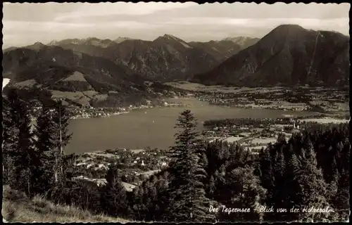 Ansichtskarte Tegernsee (Stadt) Panorama-Ansicht Blick von der Holzeralm 1961