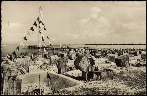 Ansichtskarte Timmendorfer Strand Strand Strandleben a.d. Ostsee 1959