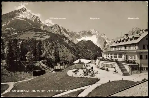 Garmisch-Partenkirchen Kreuzeck Kreuzeckhaus (1652 m)   1957