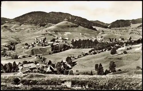 Ansichtskarte Bernau im Schwarzwald Panorama und Umland-Ansicht 1971