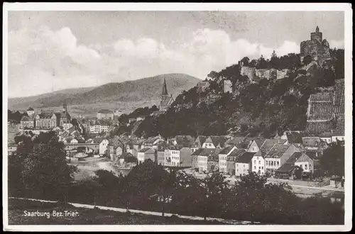 Ansichtskarte Saarburg/Trier Panorama Ansicht (anno 1930 Reproansicht) 2007