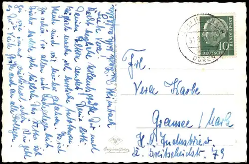 Heimbach (Eifel) Mehrbildkarte Ortsansichten u.a. Kloster Mariawald uvm. 1956