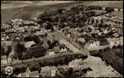 Ansichtskarte Friedrichstadt (Eider) Luftbild Luftaufnahme 1960