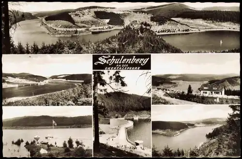 Ansichtskarte Oker-Goslar Mehrbildkarte Schulenberg OKERTALSPERRE 1960