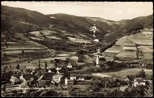 Ansichtskarte Simonswald Panorama-Ansicht; Ort im Schwarzwald 1960