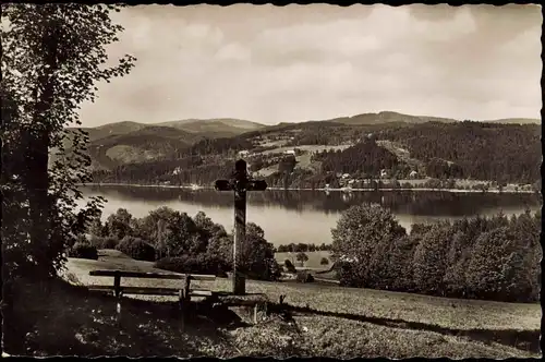 Ansichtskarte Titisee Panorama-Ansicht; See im Schwarzwald 1956