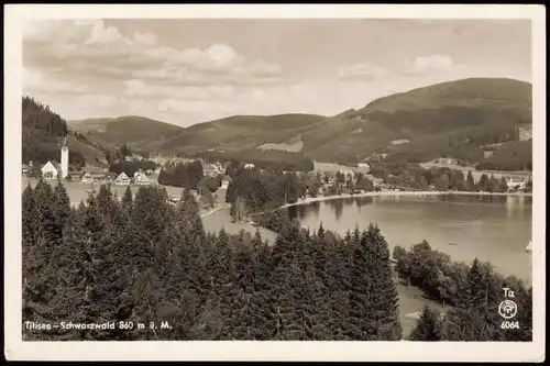 Ansichtskarte Titisee Panorama-Ansicht; Schwarzwald See 1955