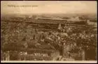 Ansichtskarte Hamburg vom St. Michaelisturm gesehen, Hafen Gasometer 1919