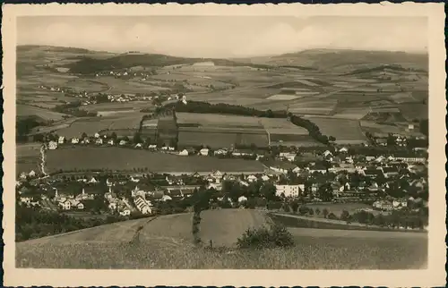 Postcard Wolin Volyně Gesamtansicht Totale 1950