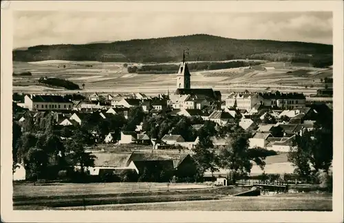 Wodnian Vodňany Panorama Ansicht, Gesamtansicht Totalansicht 1950