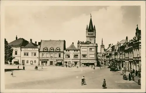Hohenmauth Vysoké Mýto Namesti  Gottwald Gottwalda Platz, Geschäfte 1961