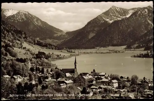 Ansichtskarte Schliersee Panorama-Ansicht 1959