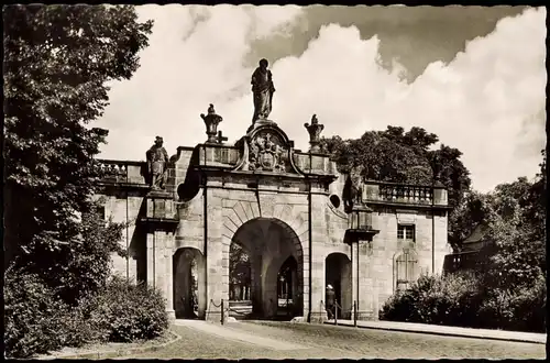 Ansichtskarte Fulda Paulustor 1960