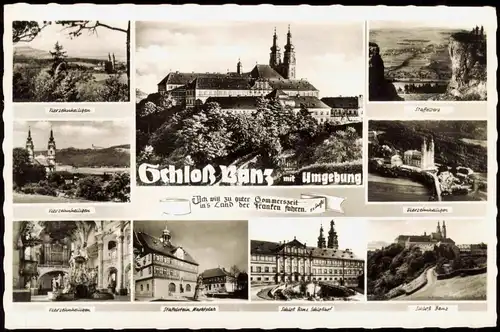 Bad Staffelstein Kloster & Schloss Banz mit Umgebungs-Ansichten 1950