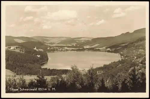Ansichtskarte Titisee-Neustadt Titisee (Schwarzwald) Gesamtansicht 1951