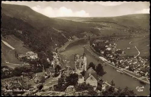 Ansichtskarte Traben-Trarbach Panorama-Ansicht Mosel Blick 1959