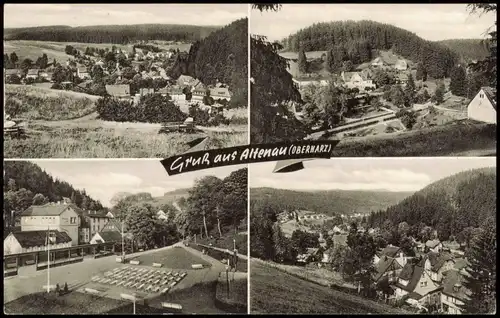 Altenau-Clausthal-Zellerfeld Mehrbild-AK Ortsansichten Altenau Oberharz 1960