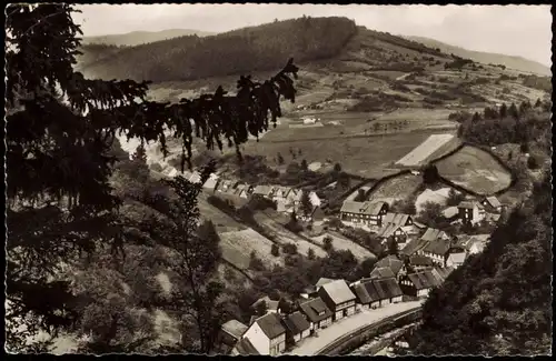 Ansichtskarte Wieda (Harz) Blick von der Kreuztalsklippe 1957