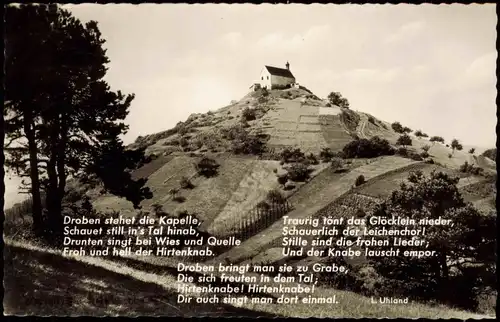 Wurmlingen-Rottenburg am Neckar Wurmlinger Kapelle Bergkapelle bei Tübingen 1961