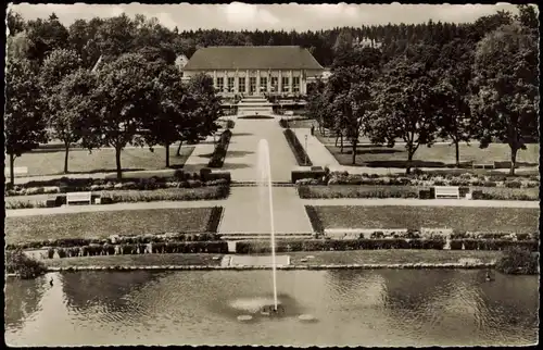 Ansichtskarte Bad Dürrheim Kurgarten Kurpark, Ort im Schwarzwald 1961