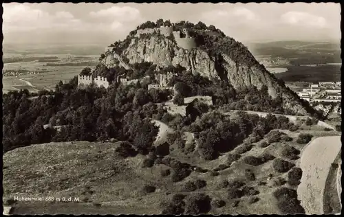 Singen (Hohentwiel) Umland-Ansicht Berg-Ansicht Hohentwiel 688 M. hoch 1960