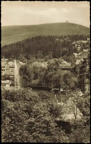 Ansichtskarte Braunlage Panorama Oberharz Kurpark mit Wurmberg 1963