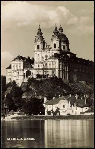Ansichtskarte Melk Stift Melk a.der Donau 1960