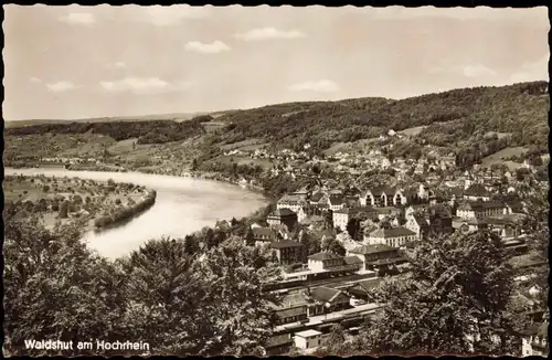 Waldshut-Waldshut-Tiengen Panorama v. Waldshut am Hochrhein 1960