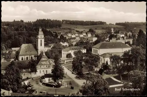 Ansichtskarte Bad Schwalbach Langenschwalbach Panorama-Ansicht 1960