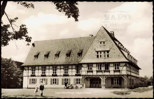 Ansichtskarte Goslar Partie a.d. Jugendherberge Harz 1965