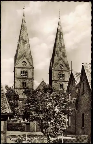 Ansichtskarte Bücken Ortsansicht (Bücken Krs. Grafschaft Hoya Weser) 1970