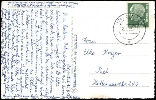 Bärental-Feldberg (Schwarzwald) Umland-Ansicht Bärental Hochschwarzwald 1958