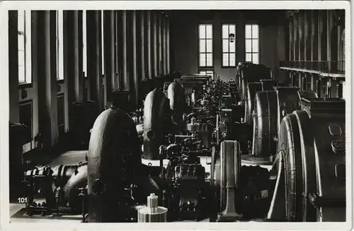 Ansichtskarte Walchsee Maschinenhalle des Walchensee-Werks 1932