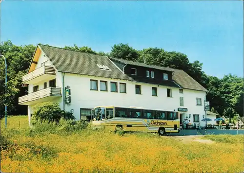 Horhausen (Westerwald) Bus Reisebus vor Hotel Waldfrieden Bürdenbach 1980