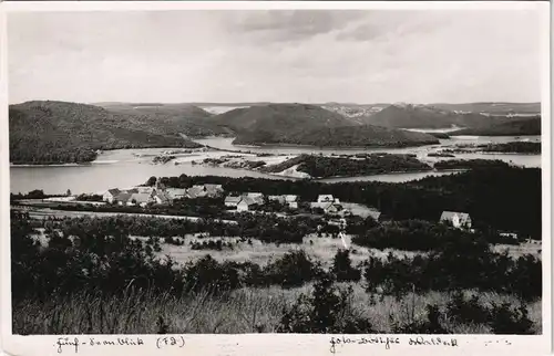 Foto Heimbach (Eifel) Fünfseenblick Urfttalsperre 1953 Privatfoto