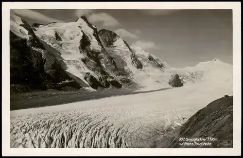 Zell am See Grossglockner v.d. Franz Josefshöhe Alpen Berge 1931