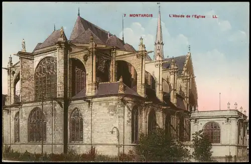 CPA Montargis L' Abside de l' Eglise (Kirche, Klosterkirche) 1920
