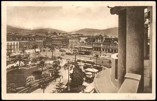 CPA Nizza Nice Panorama-Ansicht Stadt-Ansicht 1921   gelaufen mit Stempel NICE