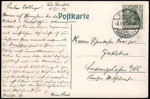 Ansichtskarte Köln Partie am Theater Neues Stadttheater 1907