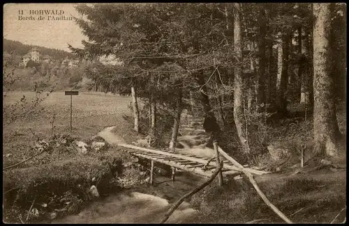 CPA Le Hohwald HOHWALD près BARR Bas-Rhin Bords de l'Andlau 1910