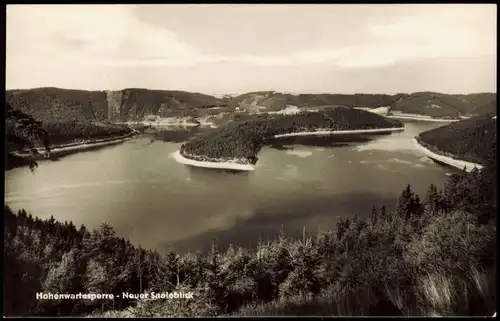 Linkenmühle Hohenwartetalsperre Panorama Saale-Blick zur DDR-Zeit 1965