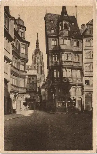 Ansichtskarte Frankfurt am Main Alter Markt Strassen Partie 1920