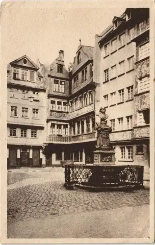Ansichtskarte Frankfurt am Main Alter Kornmarkt Strassen Partie 1920