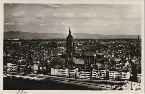 Ansichtskarte Frankfurt am Main Luftbild mit Hinterland 1931