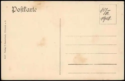 Heiligengrabe Gruss aus Stift Heiligengrabe i. d Prignitz, Abtei Rückseite 1908