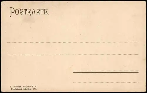 Ansichtskarte Frankfurt am Main Der Rathausturm v.d. Bethmannstraße 1900