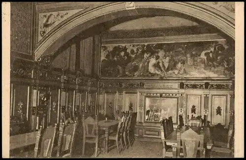 Ansichtskarte Bremen Bacchussimmer (Innenansicht  ) 1916   1. WK Feldpost