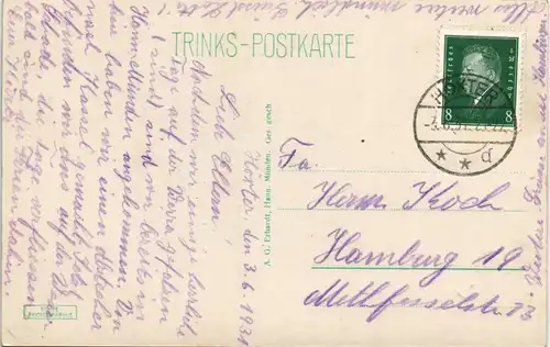 Hann. Münden Hannoversch Münden der Werra und Fulda (Weser) 1931 Stempel HÖXTER