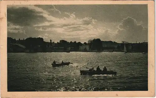 Chiemsee Stock am Chiemsee 1941   gelaufen mit Stempel PRIEN (nach Wurzen)